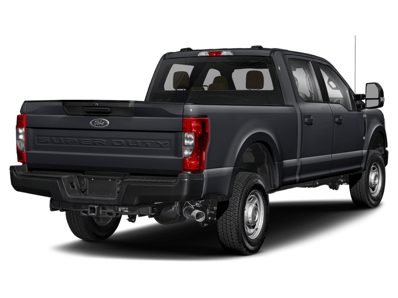 2021 Ford Super Duty F-350 DRW XL 4WD Crew Cab 8' Box - Rear 3/4, facing to the right