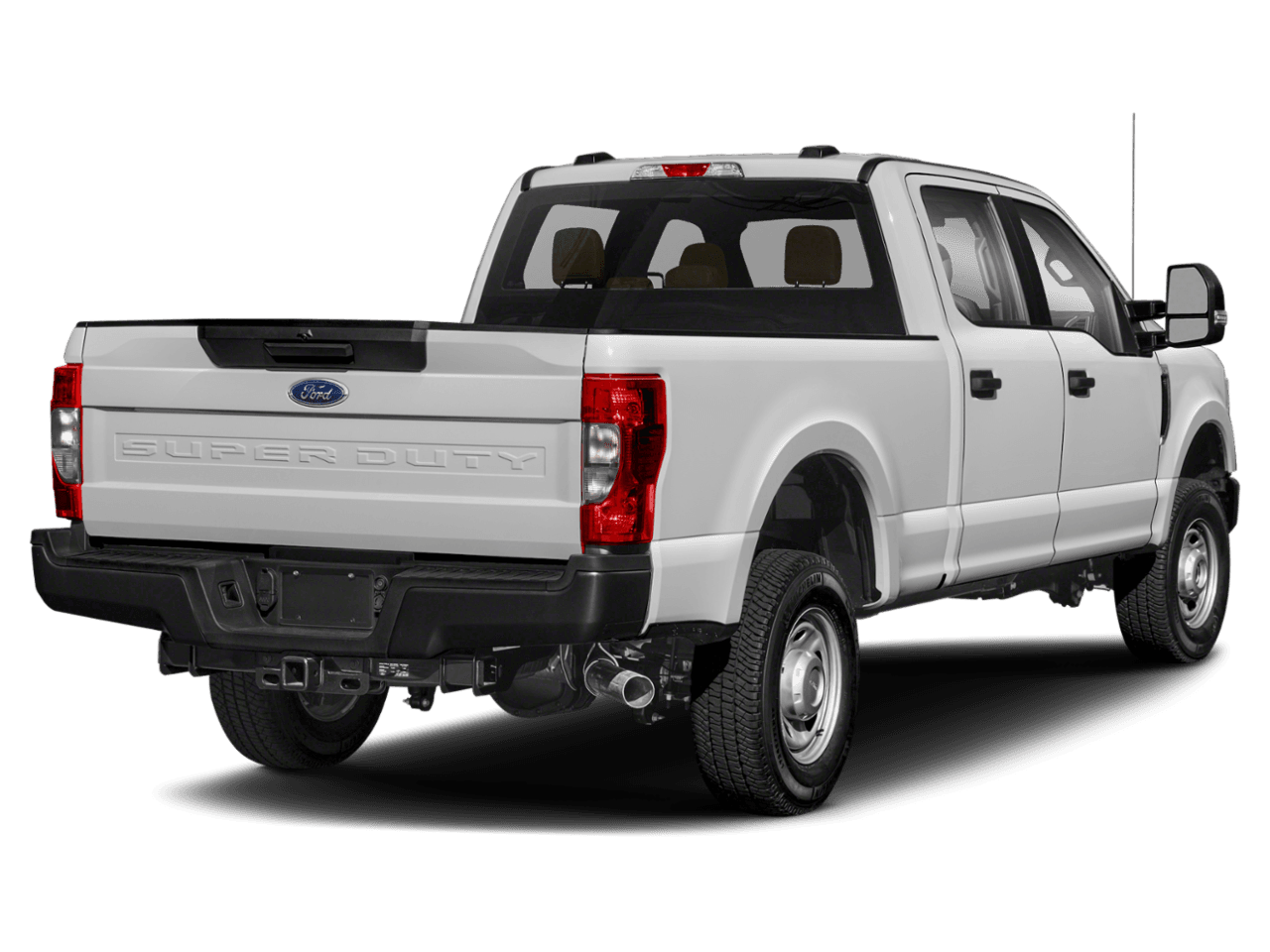 2021 Ford Super Duty F-350 DRW XL 4WD Crew Cab 8' Box - Rear 3/4, facing to the right