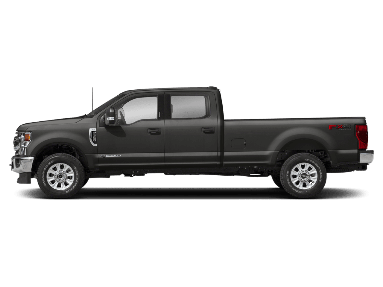 2021 Ford Super Duty F-350 DRW XLT 4WD Crew Cab 8' Box - Profile, facing to the left