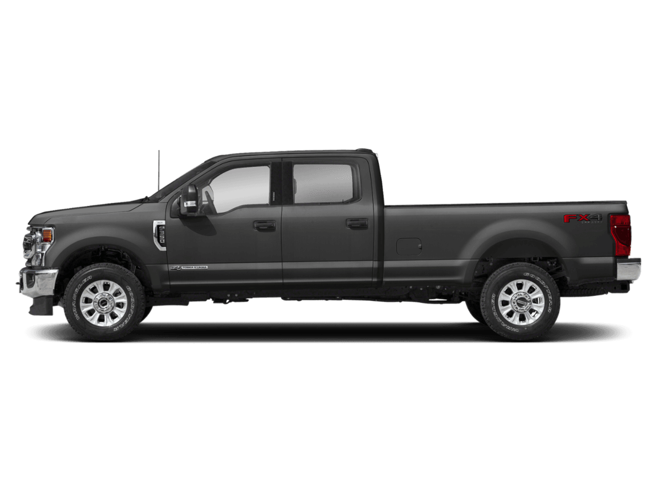 2021 Ford Super Duty F-350 DRW XLT 4WD Crew Cab 8' Box - Profile, facing to the left