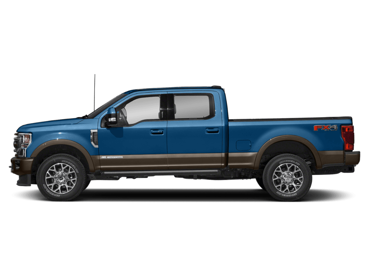 2021 Ford Super Duty F-350 DRW King Ranch 4WD Crew Cab 8' Box - Profile, facing to the left