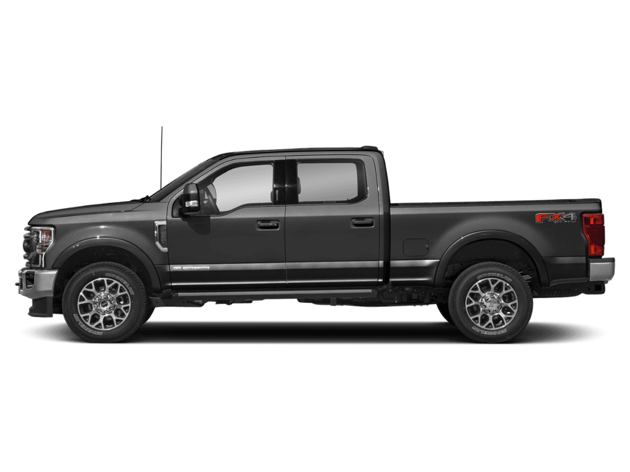 2021 Ford Super Duty F-350 DRW King Ranch 4WD Crew Cab 8' Box - Profile, facing to the left