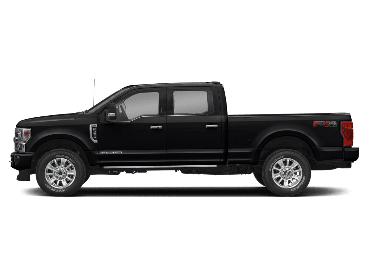2021 Ford Super Duty F-350 DRW Limited 4WD Crew Cab 8' Box - Profile, facing to the left