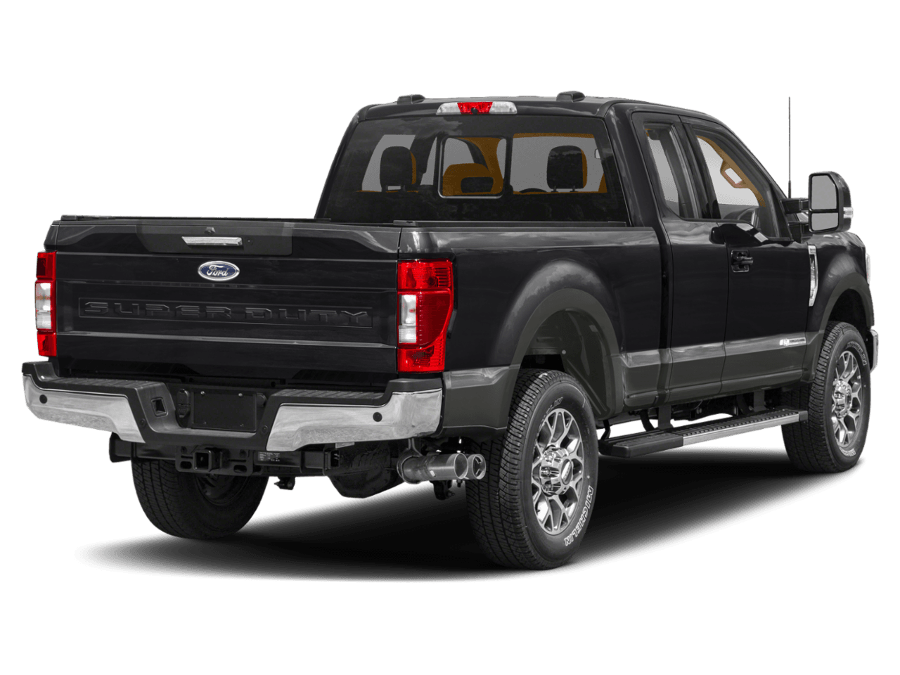 2021 Ford Super Duty F-350 SRW LARIAT - Rear 3/4, facing to the right