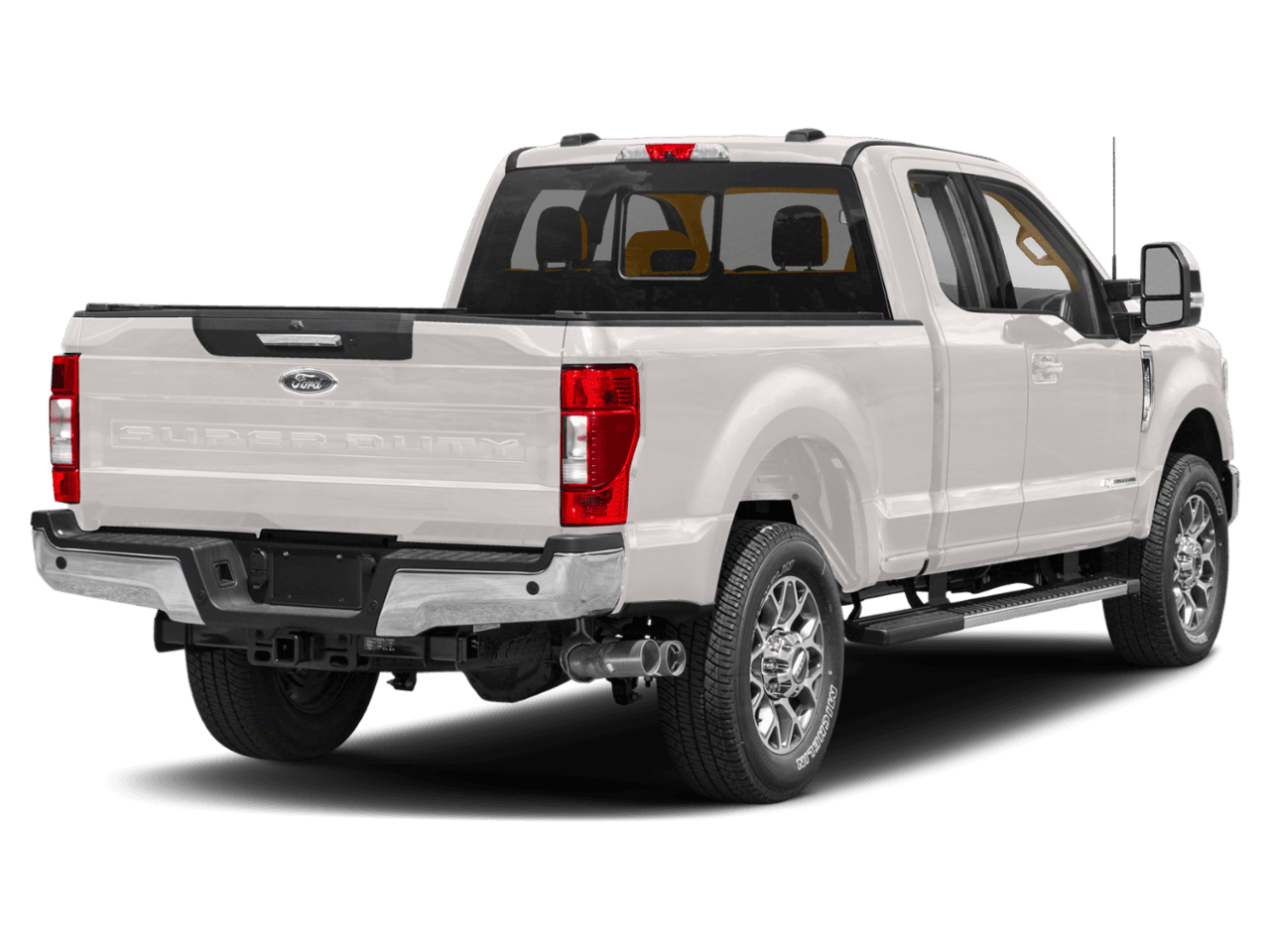 2021 Ford Super Duty F-350 SRW LARIAT - Rear 3/4, facing to the right