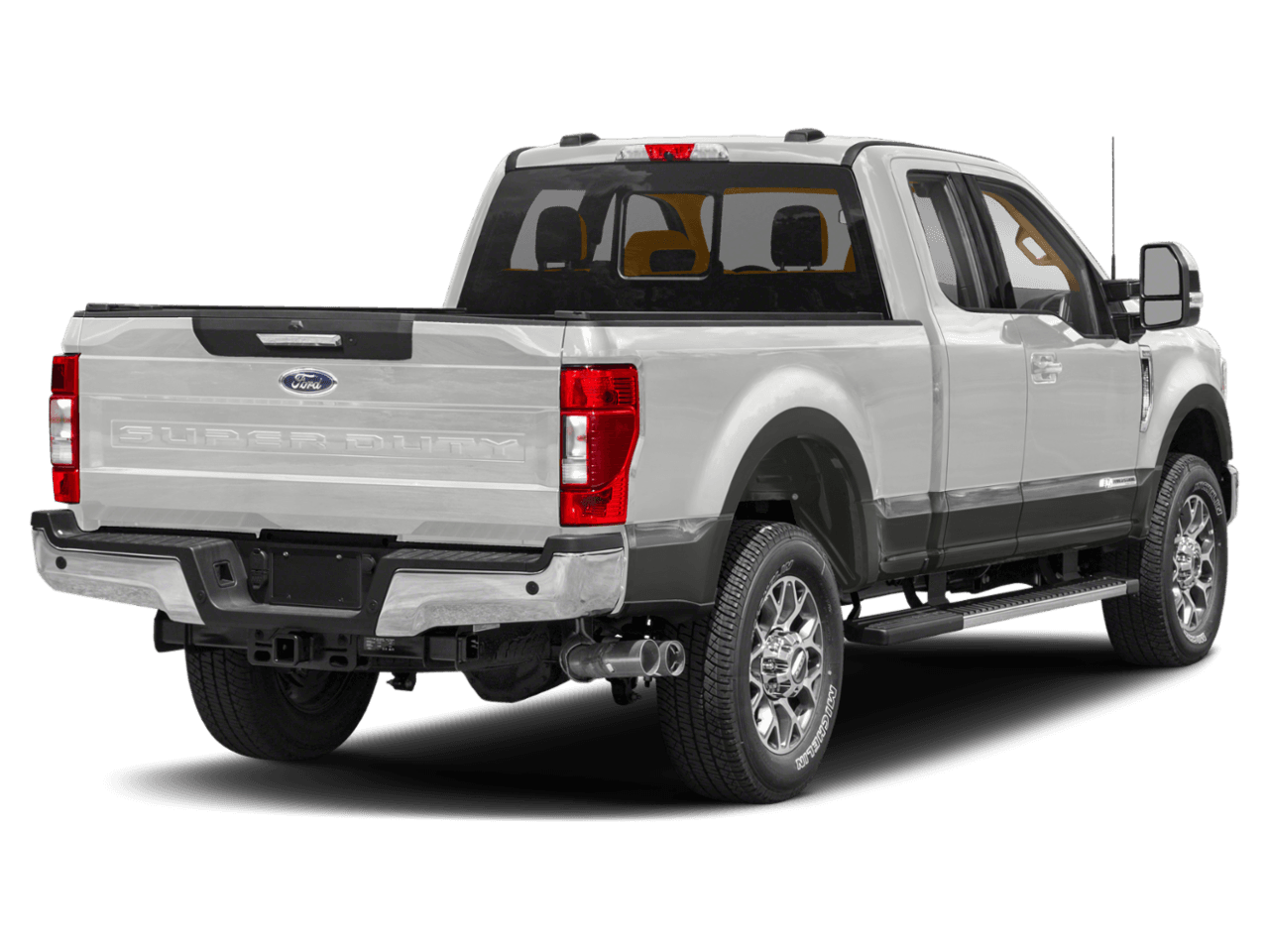 2021 Ford Super Duty F-350 SRW LARIAT - Rear 3/4, facing to the right