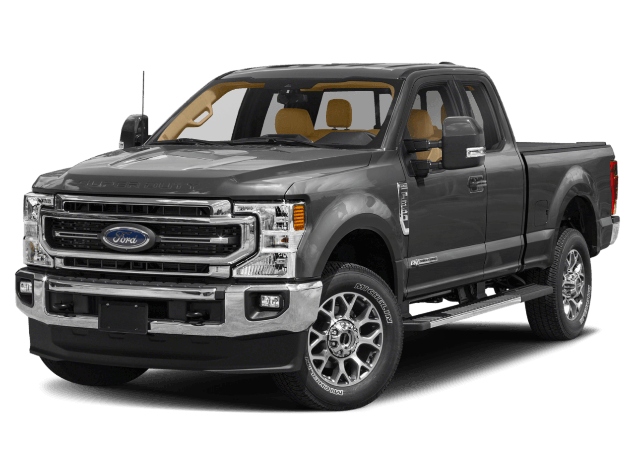 2021 Ford Super Duty F-350 SRW LARIAT - Front 3/4, facing to the left