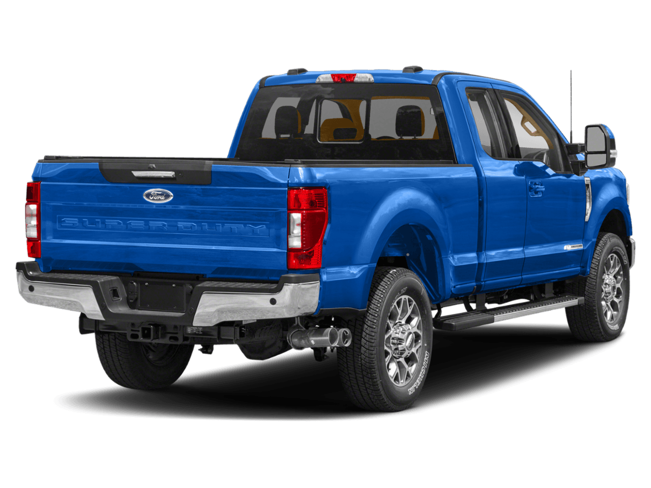 2021 Ford Super Duty F-350 SRW LARIAT - Rear 3/4, facing to the right