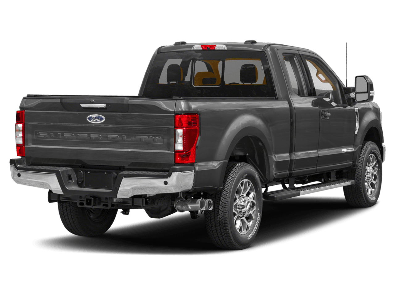 2021 Ford Super Duty F-350 SRW LARIAT - Rear 3/4, facing to the right