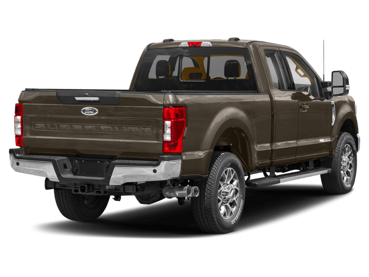 2021 Ford Super Duty F-350 SRW LARIAT - Rear 3/4, facing to the right