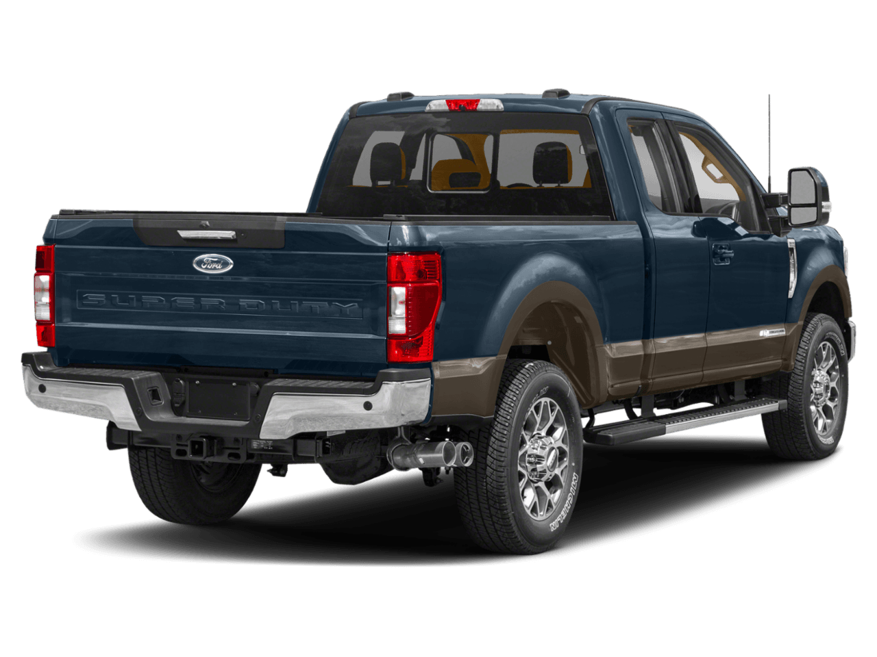 2021 Ford Super Duty F-350 SRW LARIAT - Rear 3/4, facing to the right