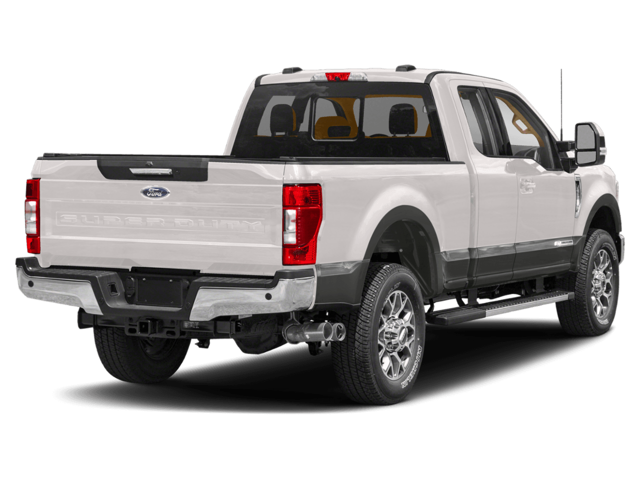 2021 Ford Super Duty F-350 SRW LARIAT - Rear 3/4, facing to the right
