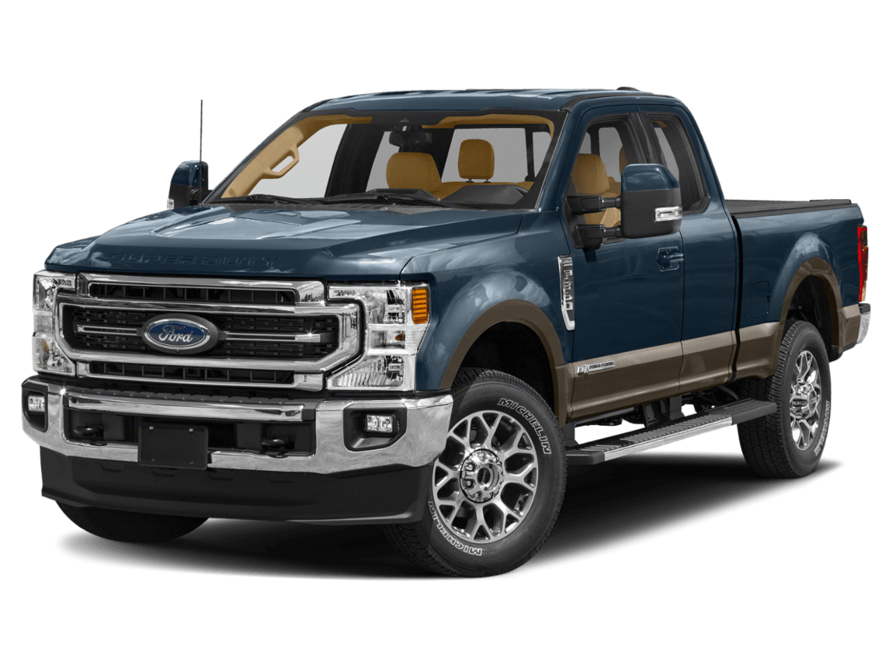 2021 Ford Super Duty F-350 SRW LARIAT - Front 3/4, facing to the left