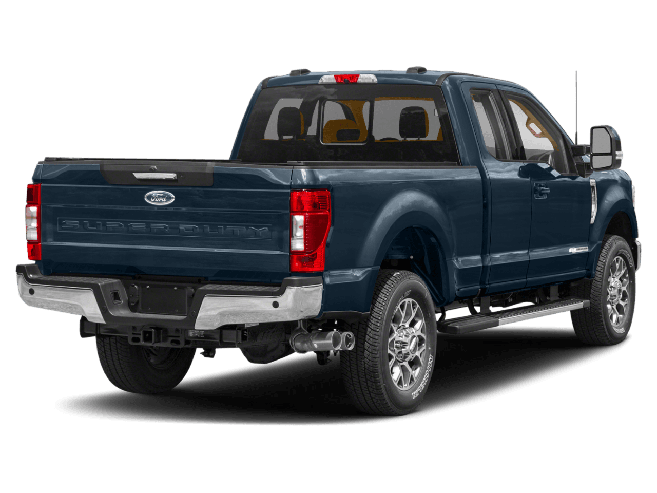 2021 Ford Super Duty F-350 SRW LARIAT - Rear 3/4, facing to the right