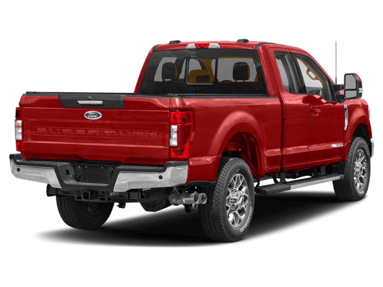 2021 Ford Super Duty F-350 SRW LARIAT - Rear 3/4, facing to the right
