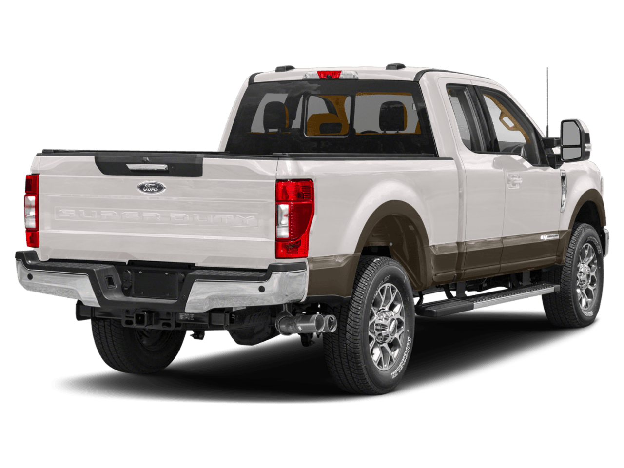 2021 Ford Super Duty F-350 SRW LARIAT - Rear 3/4, facing to the right