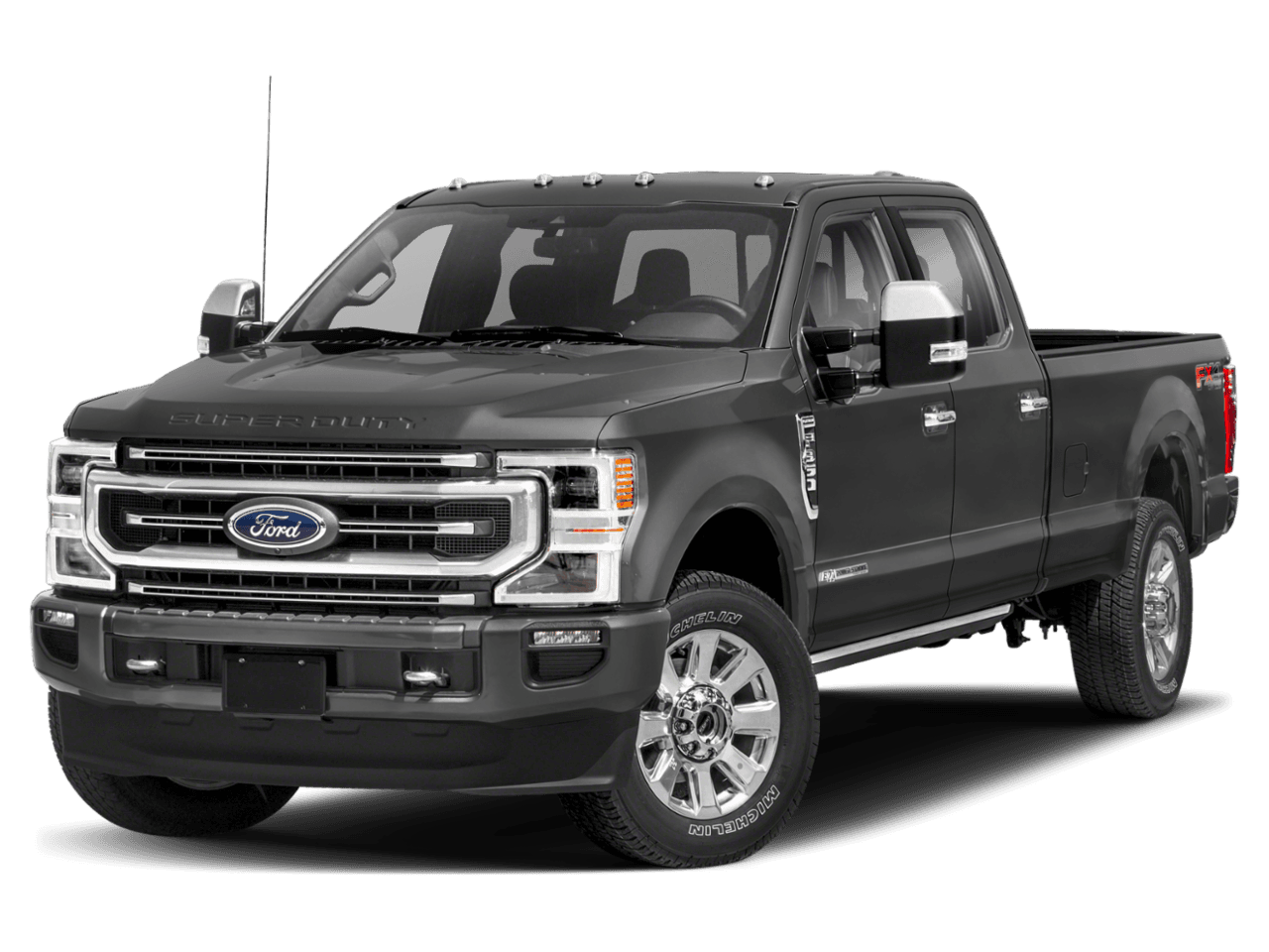 2021 Ford Super Duty F-350 SRW Platinum - Front 3/4, facing to the left