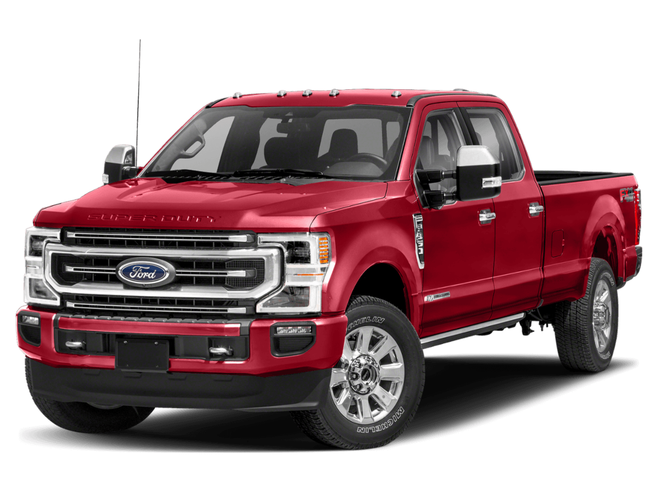 2021 Ford Super Duty F-350 SRW Platinum - Front 3/4, facing to the left