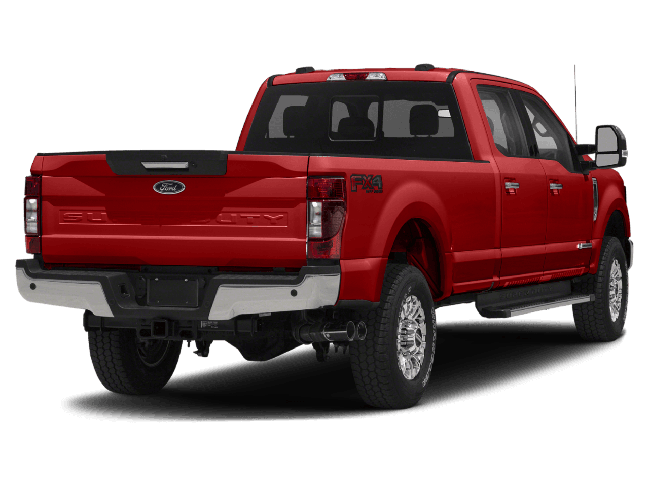2021 Ford Super Duty F-350 SRW LARIAT - Rear 3/4, facing to the right