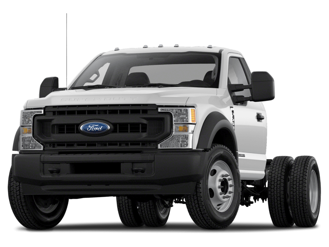 2021 Ford Super Duty F-350 DRW XLT 4WD Reg Cab 169" WB 84" CA - Front 3/4, facing to the left