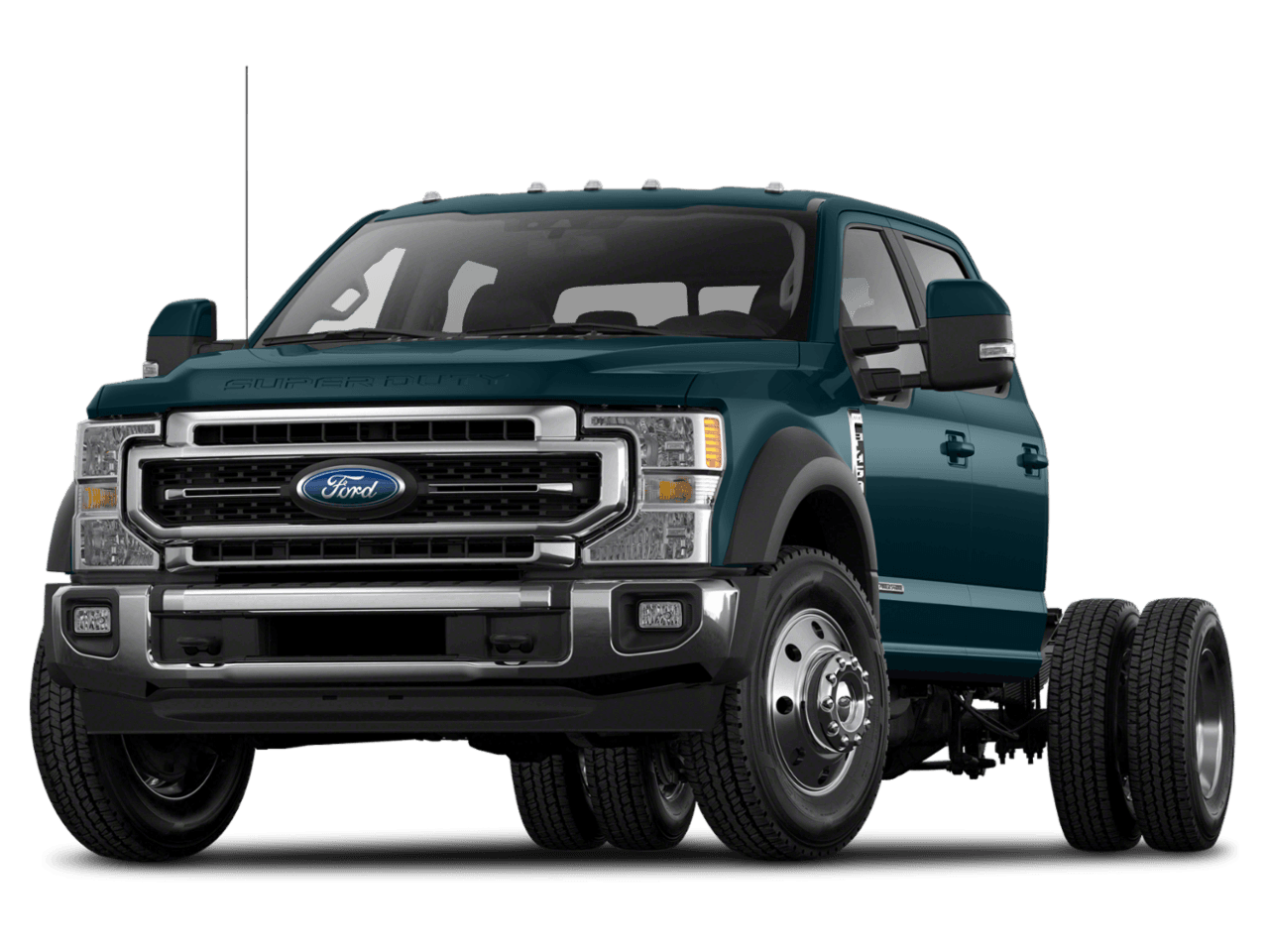 2021 Ford Super Duty F-350 DRW XL 4WD Crew Cab 179" WB 60" CA - Front 3/4, facing to the left