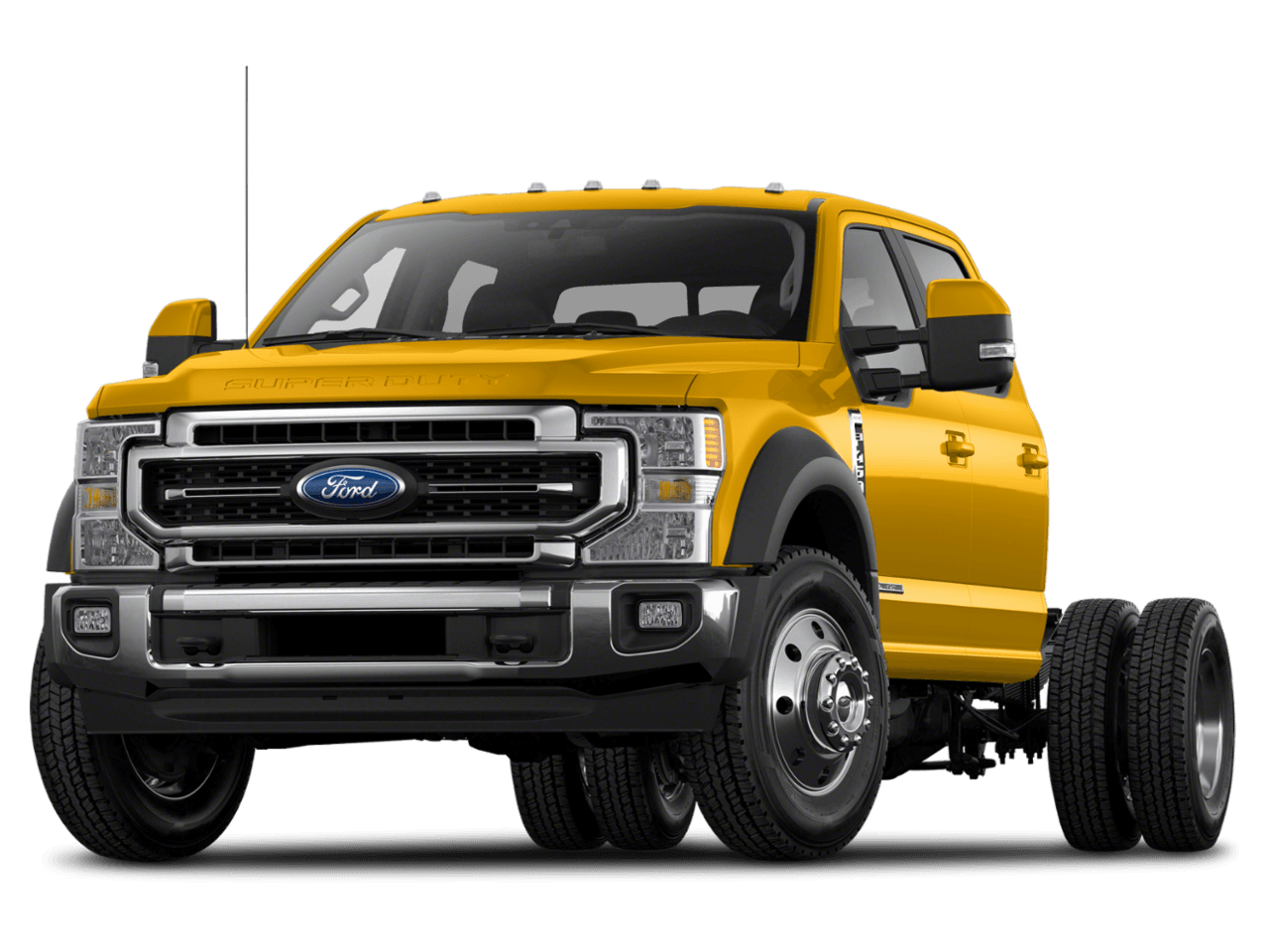 2021 Ford Super Duty F-350 DRW XLT 4WD Crew Cab 179" WB 60" CA - Front 3/4, facing to the left