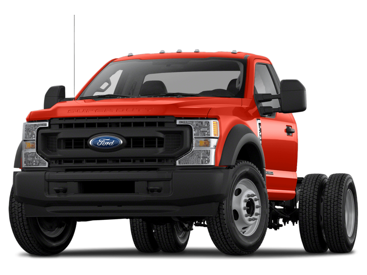 2021 Ford Super Duty F-550 DRW XL 2WD Reg Cab 145" WB 60" CA - Front 3/4, facing to the left