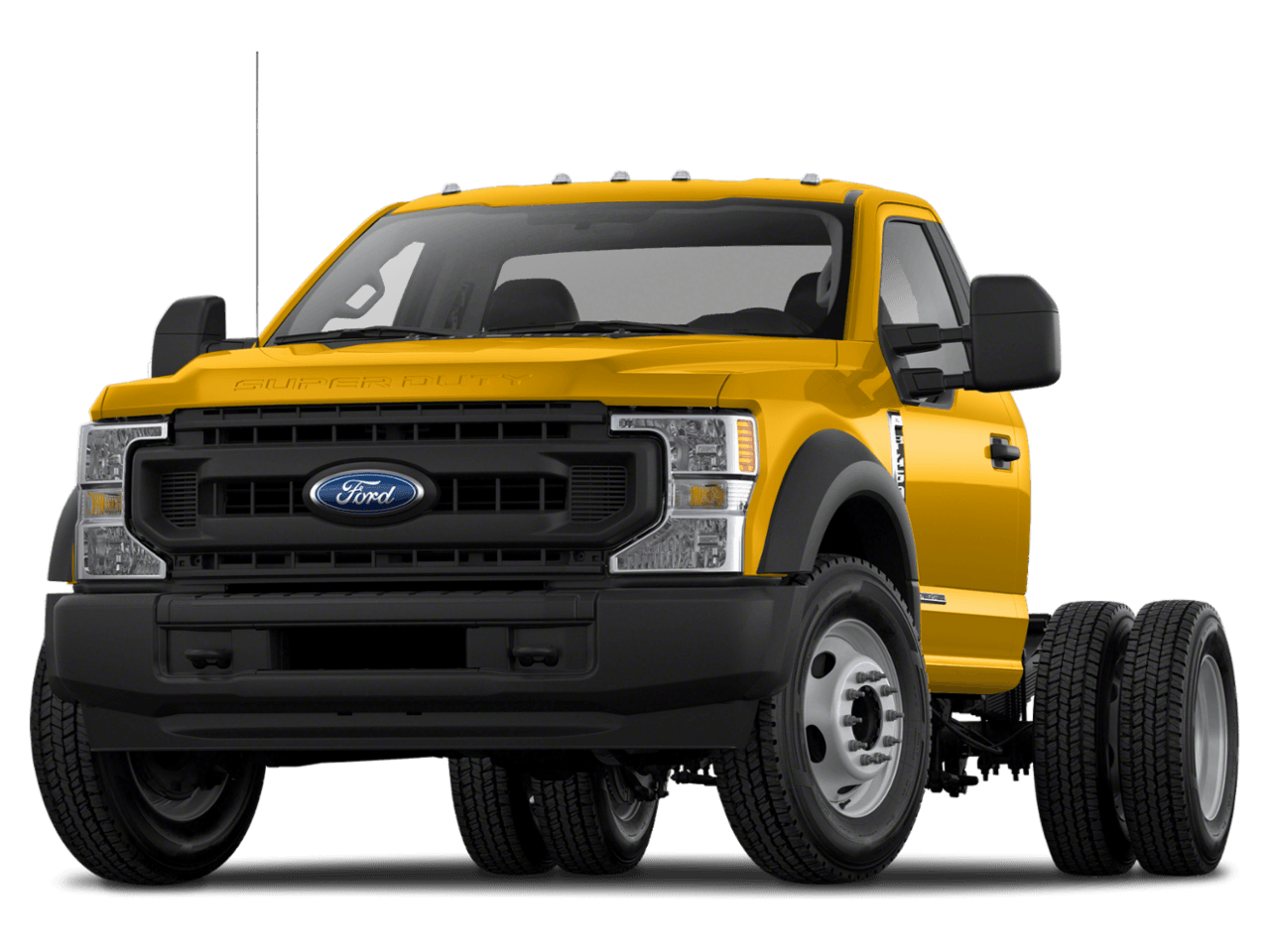 2021 Ford Super Duty F-550 DRW XL 2WD Reg Cab 145" WB 60" CA - Front 3/4, facing to the left