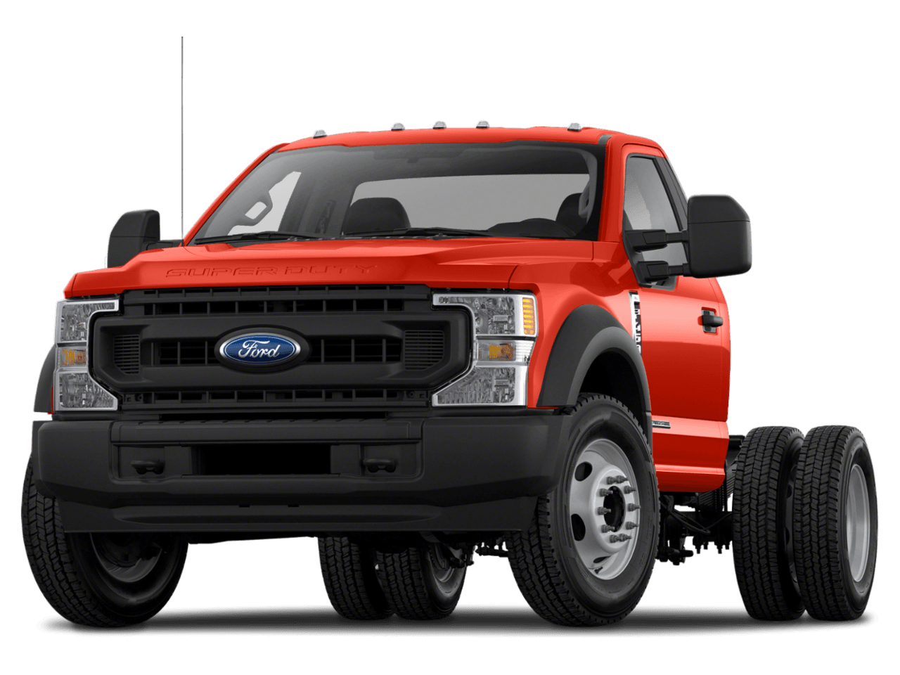 2021 Ford Super Duty F-550 DRW XL 2WD Reg Cab 205" WB 120" CA - Front 3/4, facing to the left
