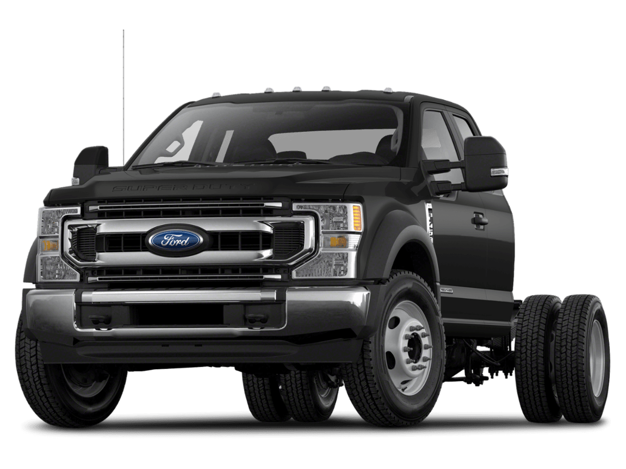 2021 Ford Super Duty F-550 DRW XL 2WD SuperCab 168" WB 60" CA - Front 3/4, facing to the left