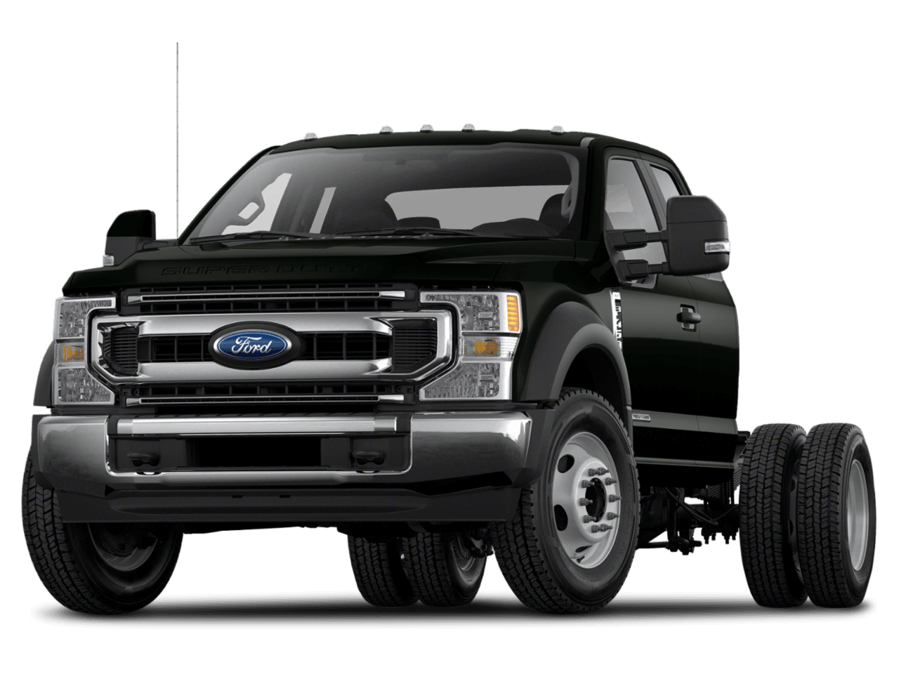 2021 Ford Super Duty F-550 DRW XL 4WD SuperCab 168" WB 60" CA - Front 3/4, facing to the left
