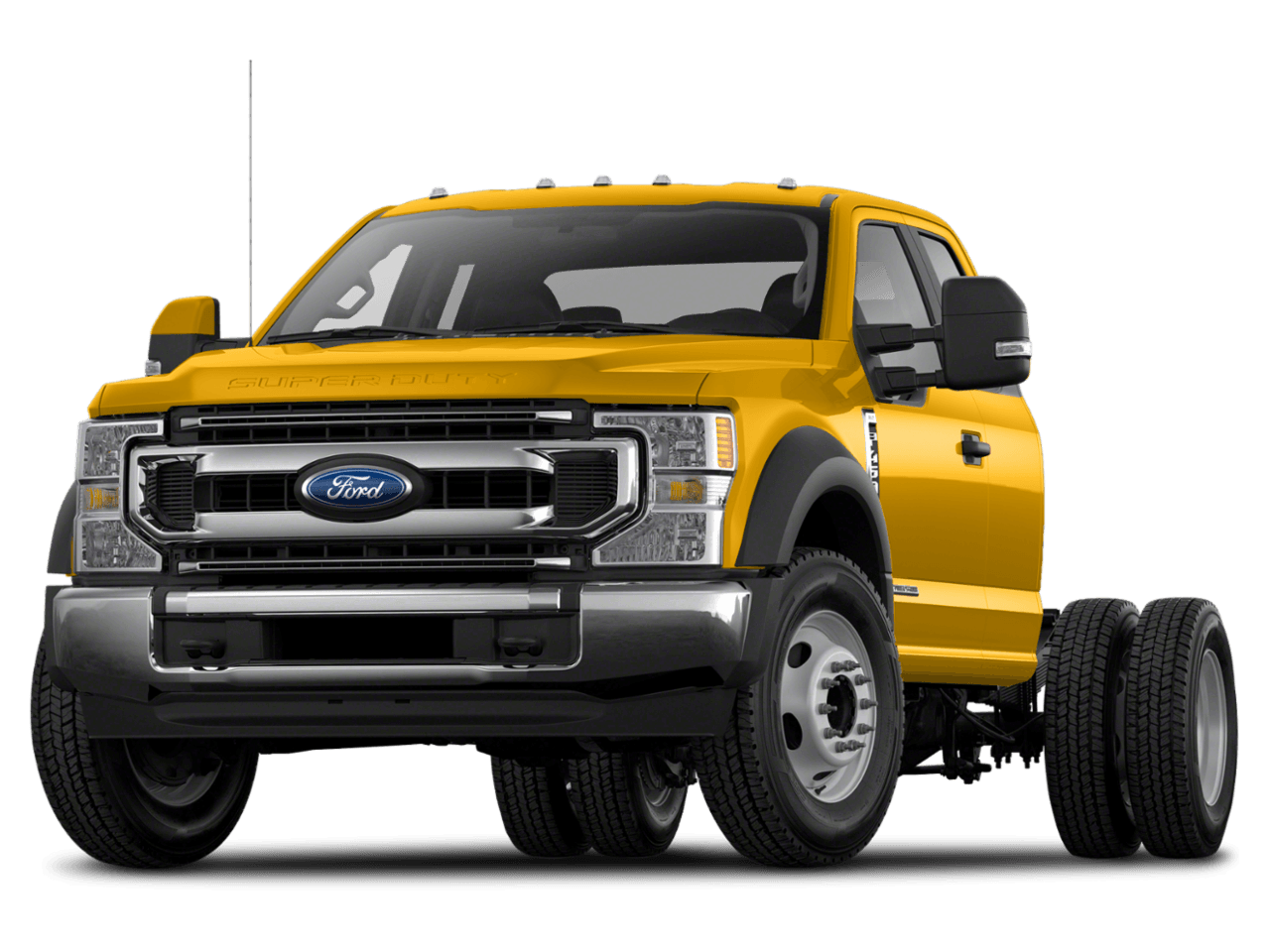 2021 Ford Super Duty F-550 DRW XL 4WD SuperCab 168" WB 60" CA - Front 3/4, facing to the left