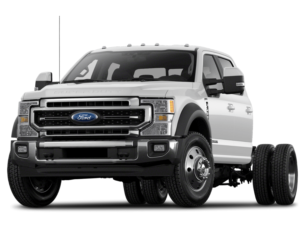 2021 Ford Super Duty F-550 DRW XL 2WD Crew Cab 179" WB 60" CA - Front 3/4, facing to the left