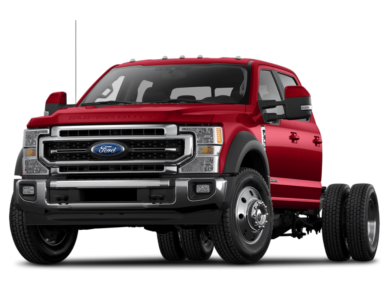 2021 Ford Super Duty F-550 DRW XL 2WD Crew Cab 203" WB 84" CA - Front 3/4, facing to the left