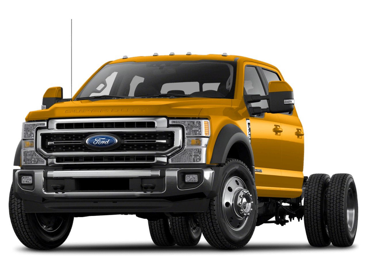 2021 Ford Super Duty F-550 DRW XL 2WD Crew Cab 203" WB 84" CA - Front 3/4, facing to the left