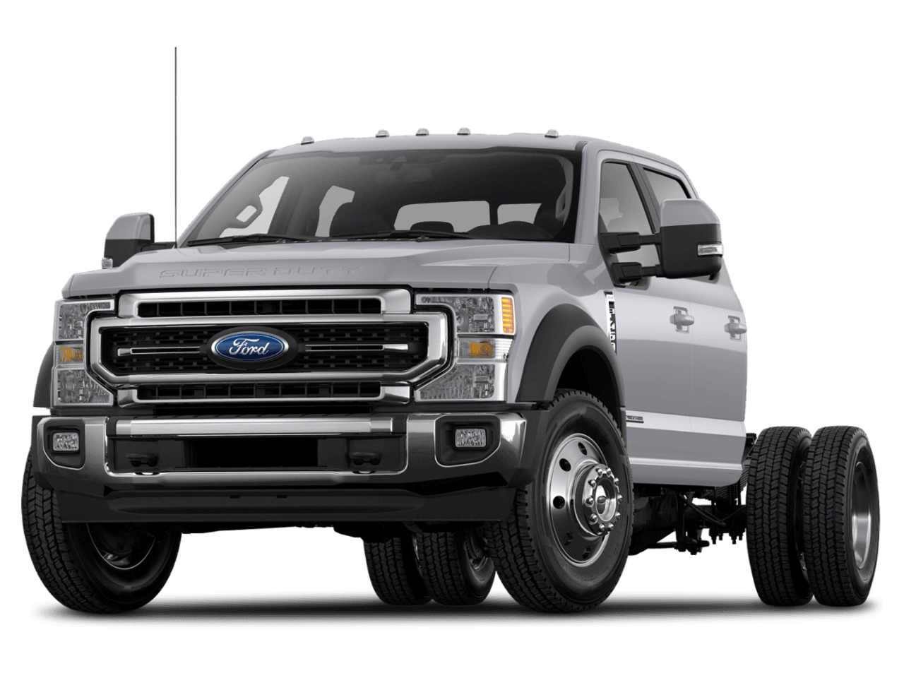 2021 Ford Super Duty F-550 DRW XL 4WD Crew Cab 203" WB 84" CA - Front 3/4, facing to the left