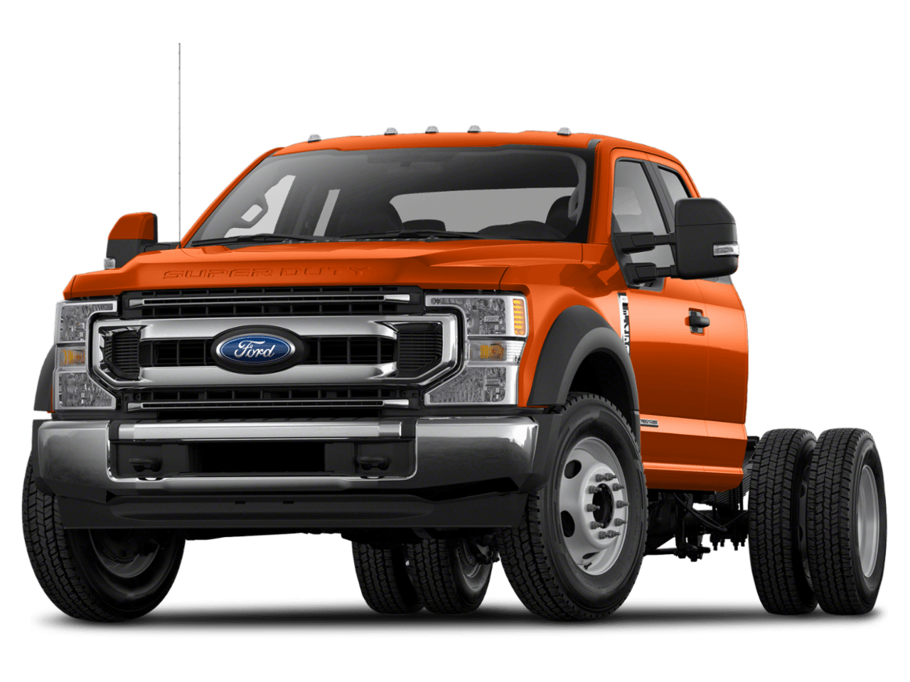 2021 Ford Super Duty F-450 DRW XL 2WD SuperCab 168" WB 60" CA - Front 3/4, facing to the left
