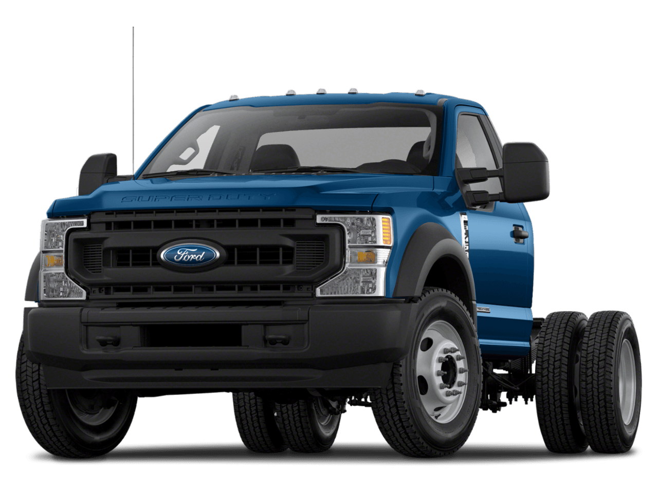 2021 Ford Super Duty F-600 DRW XLT 4WD Reg Cab 145" WB 60" CA - Front 3/4, facing to the left