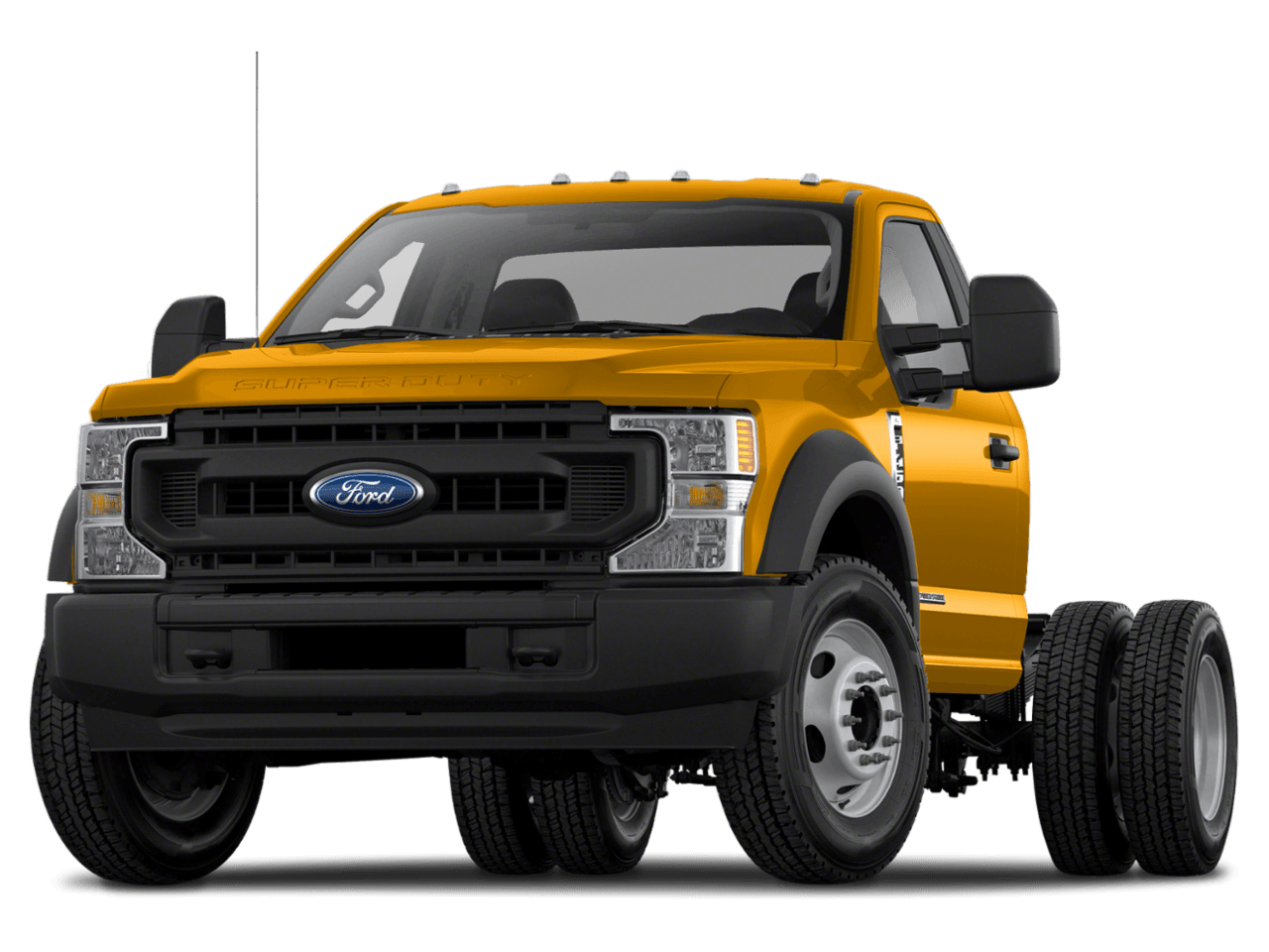 2021 Ford Super Duty F-600 DRW XLT 2WD Reg Cab 205" WB 120" CA - Front 3/4, facing to the left