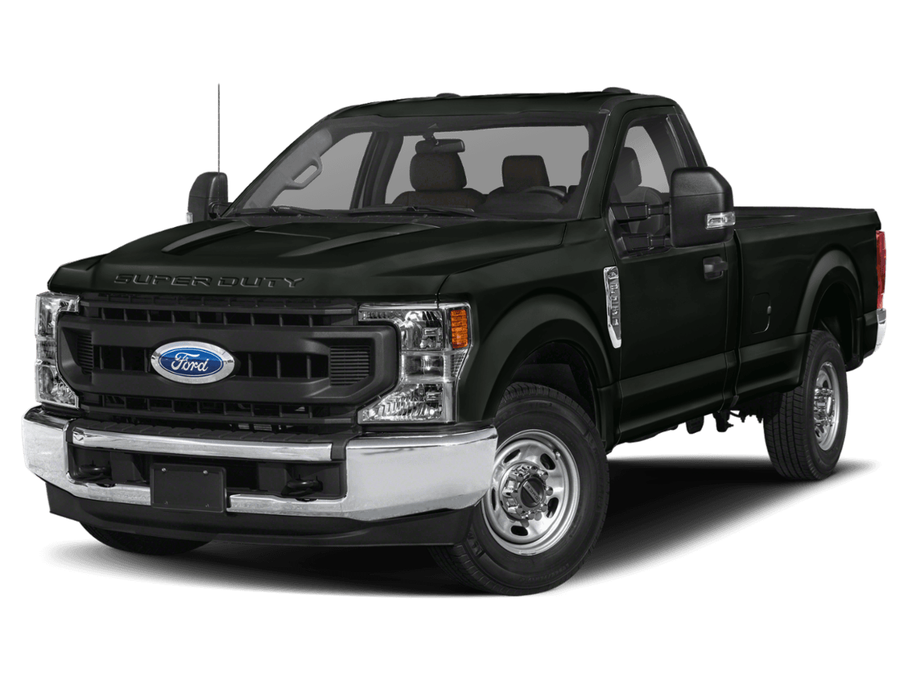 2021 Ford Super Duty F-250 SRW XL 4WD Reg Cab 8' Box - Front 3/4, facing to the left