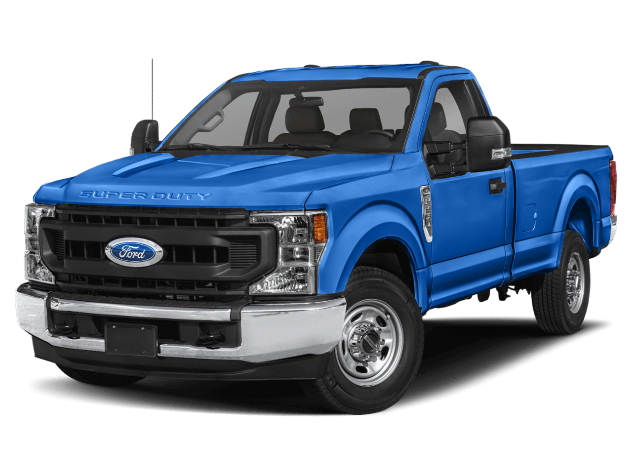 2021 Ford Super Duty F-250 SRW XL 4WD Reg Cab 8' Box - Front 3/4, facing to the left