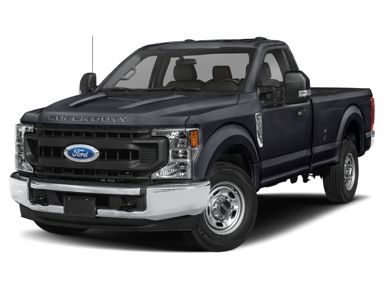 2021 Ford Super Duty F-250 SRW XL 4WD Reg Cab 8' Box - Front 3/4, facing to the left