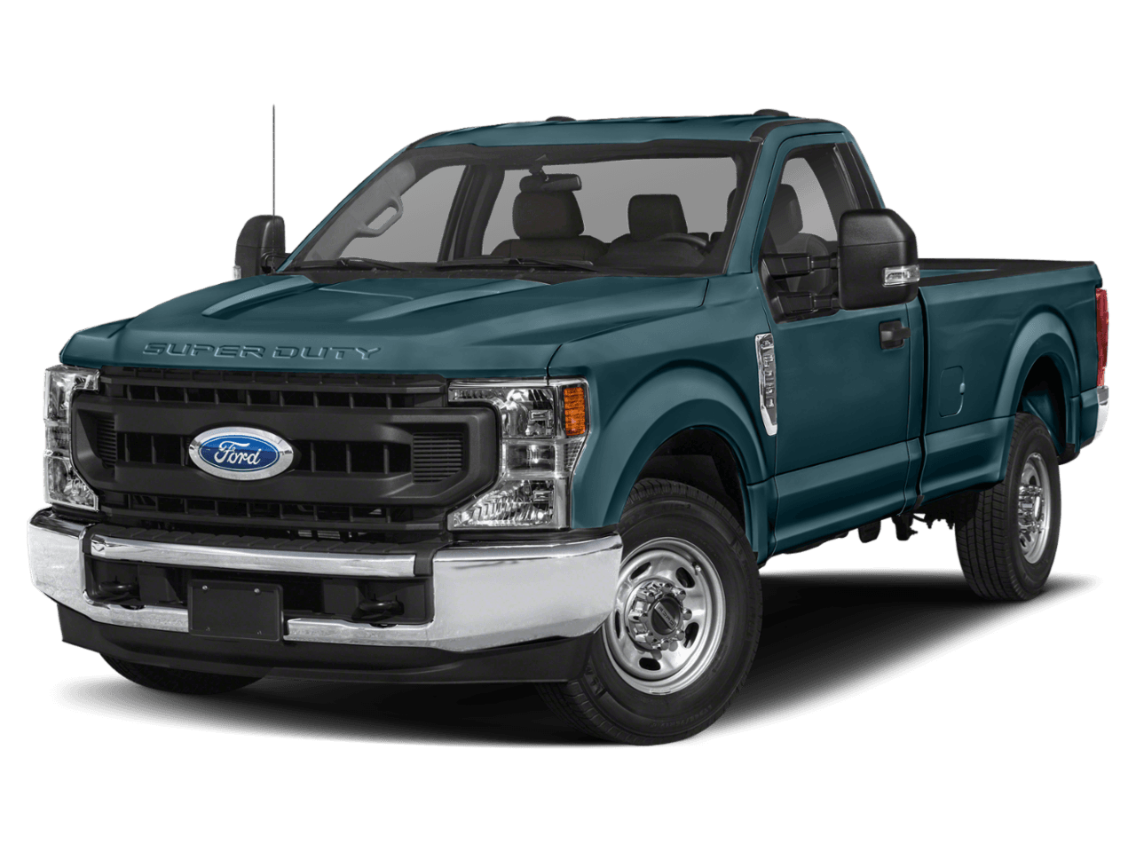 2021 Ford Super Duty F-250 SRW XL 4WD Reg Cab 8' Box - Front 3/4, facing to the left