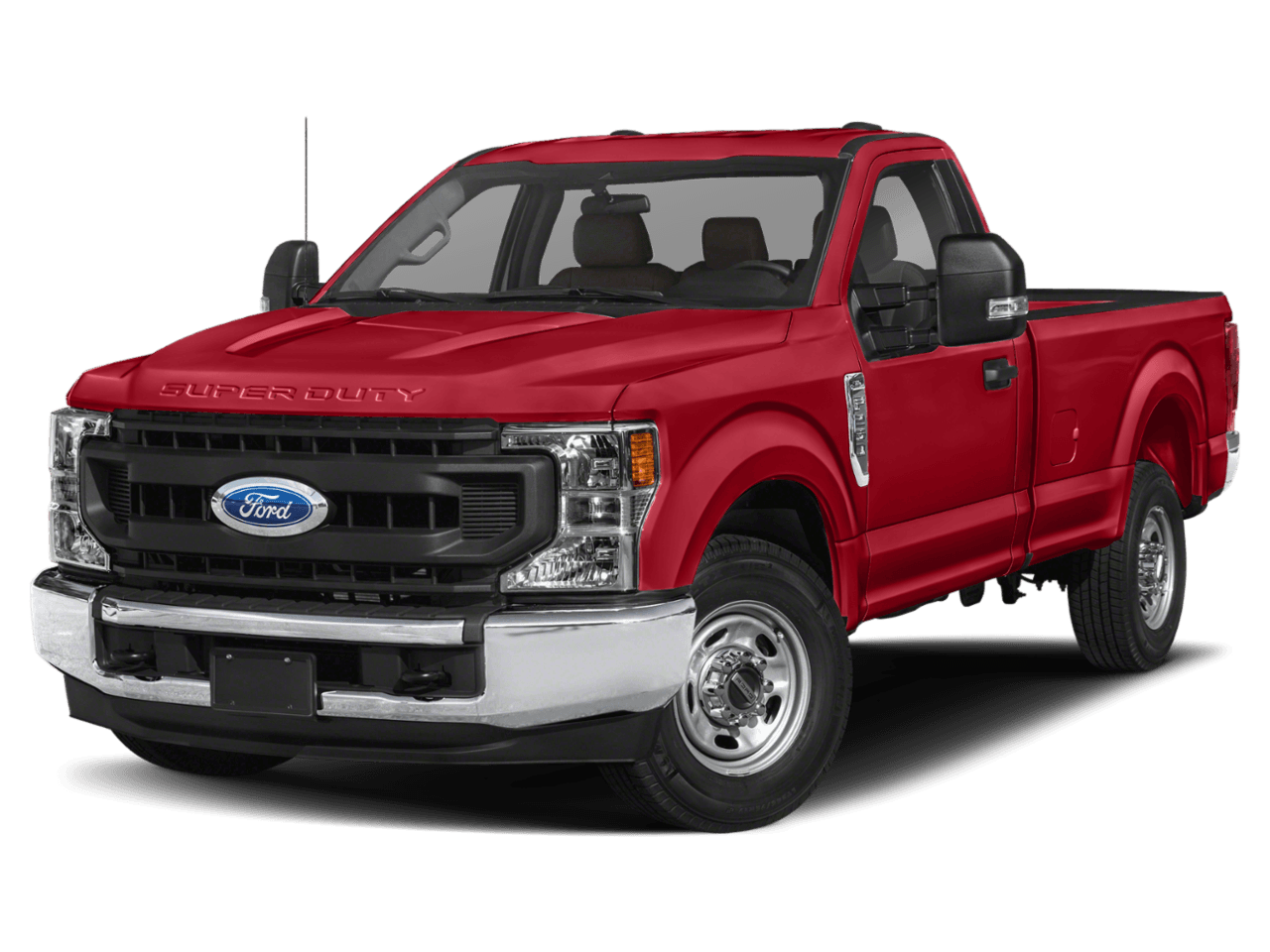 2021 Ford Super Duty F-250 SRW XL 4WD Reg Cab 8' Box - Front 3/4, facing to the left