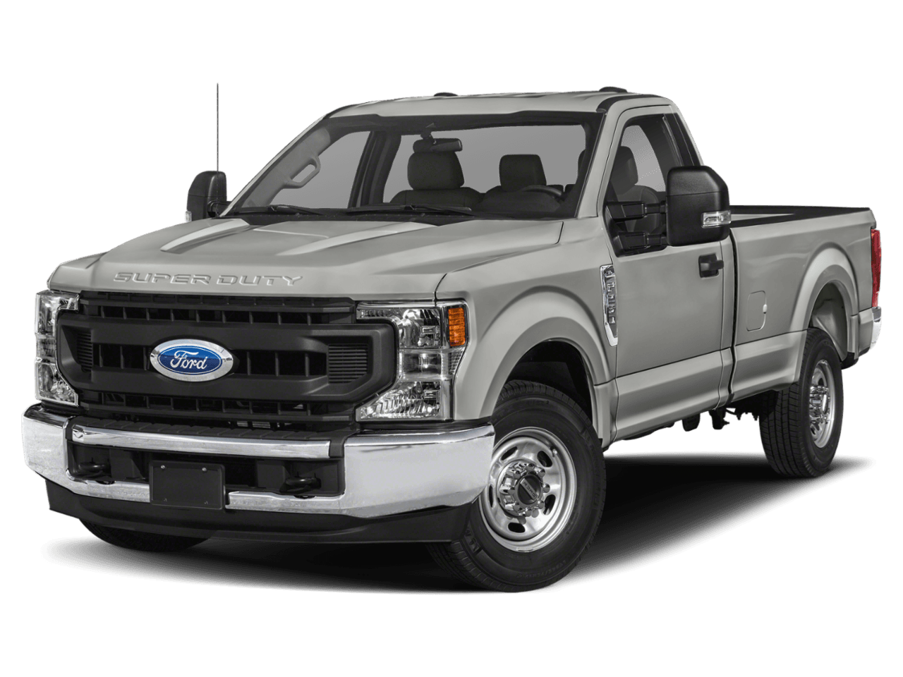 2021 Ford Super Duty F-250 SRW XL 4WD Reg Cab 8' Box - Front 3/4, facing to the left