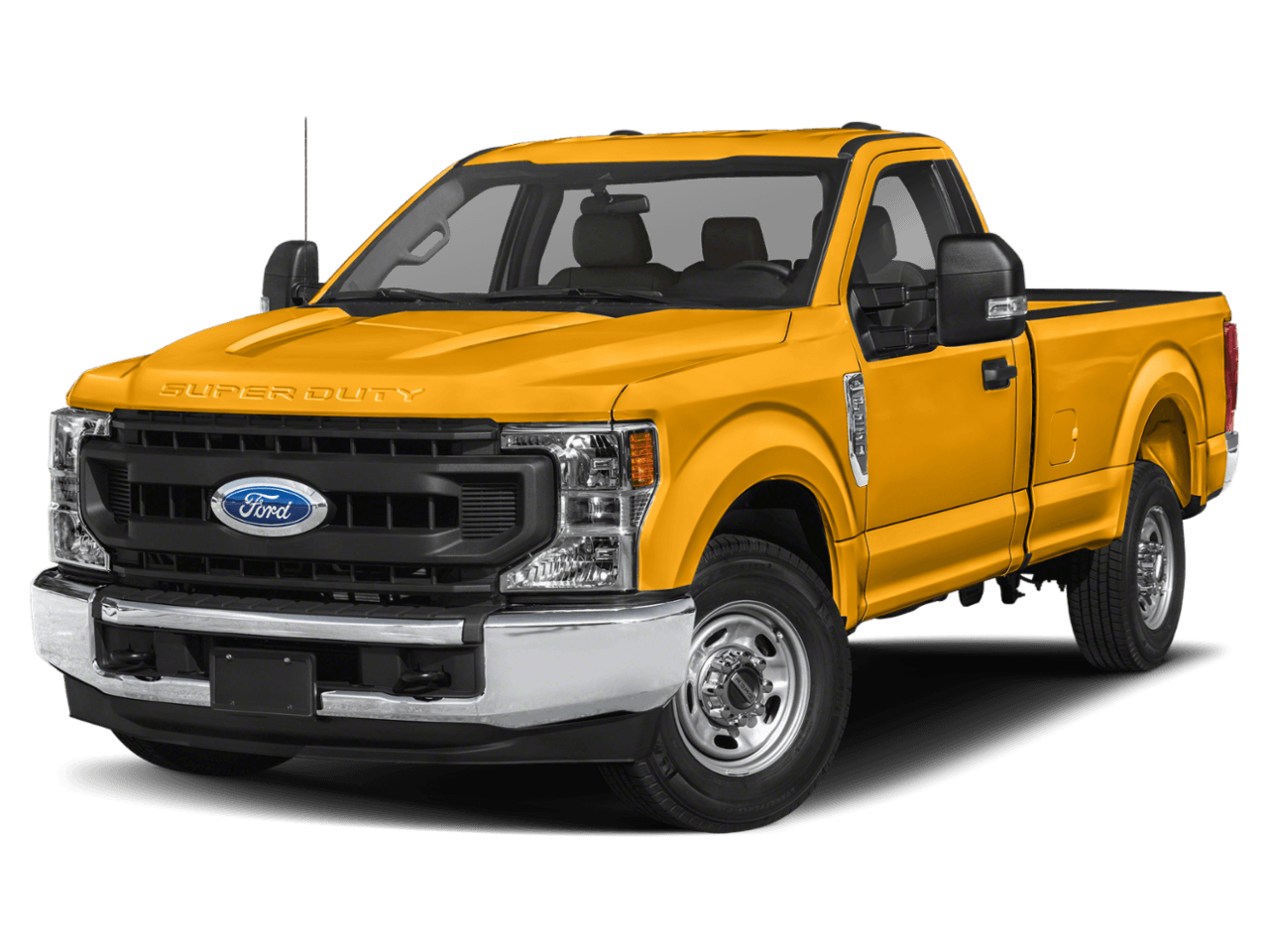2021 Ford Super Duty F-250 SRW XL 4WD Reg Cab 8' Box - Front 3/4, facing to the left