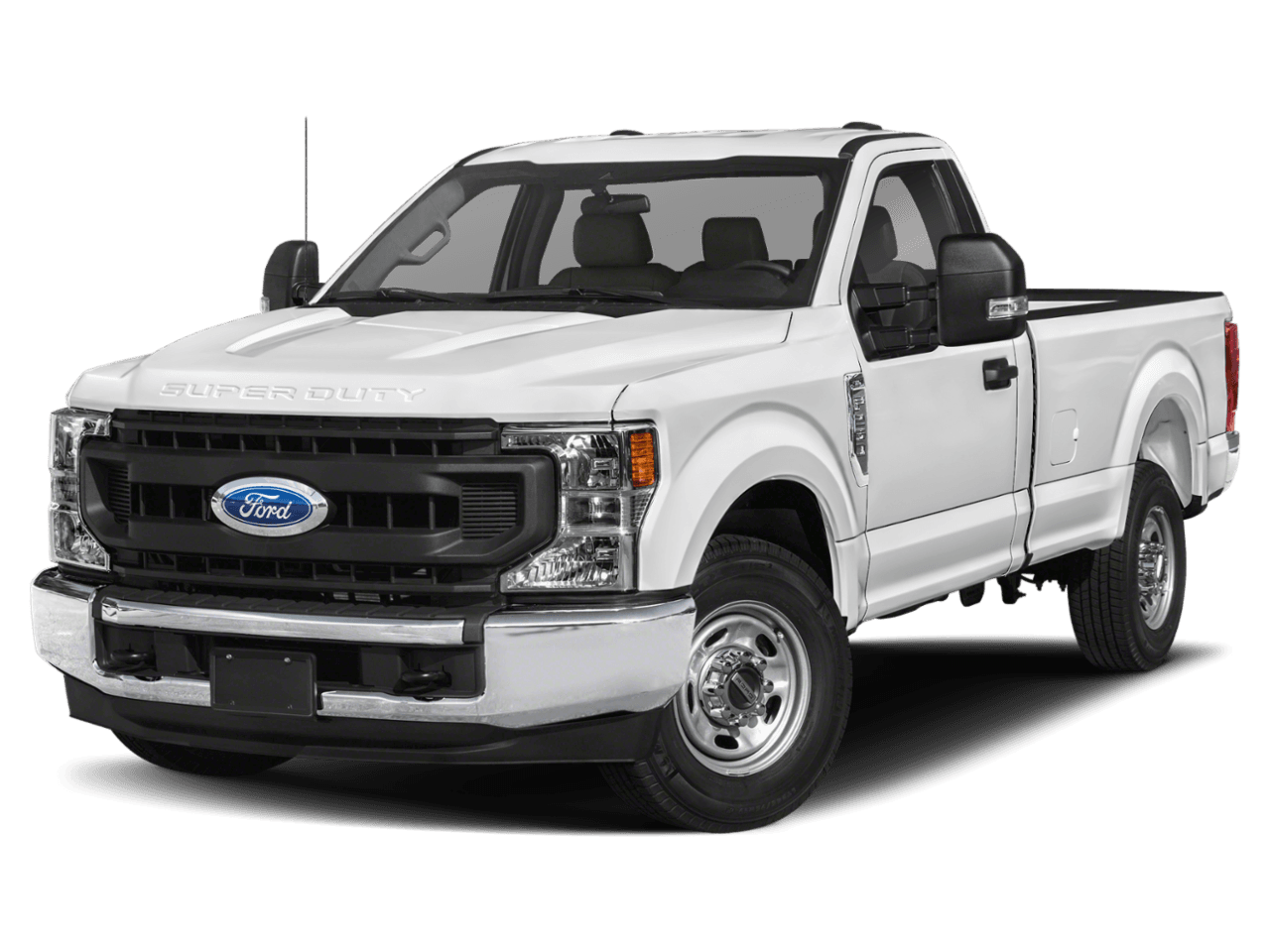 2021 Ford Super Duty F-250 SRW XL 4WD Reg Cab 8' Box - Front 3/4, facing to the left