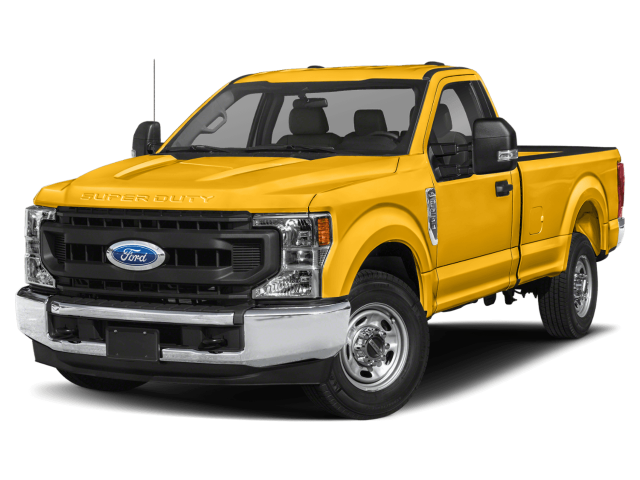 2021 Ford Super Duty F-250 SRW XL 4WD Reg Cab 8' Box - Front 3/4, facing to the left