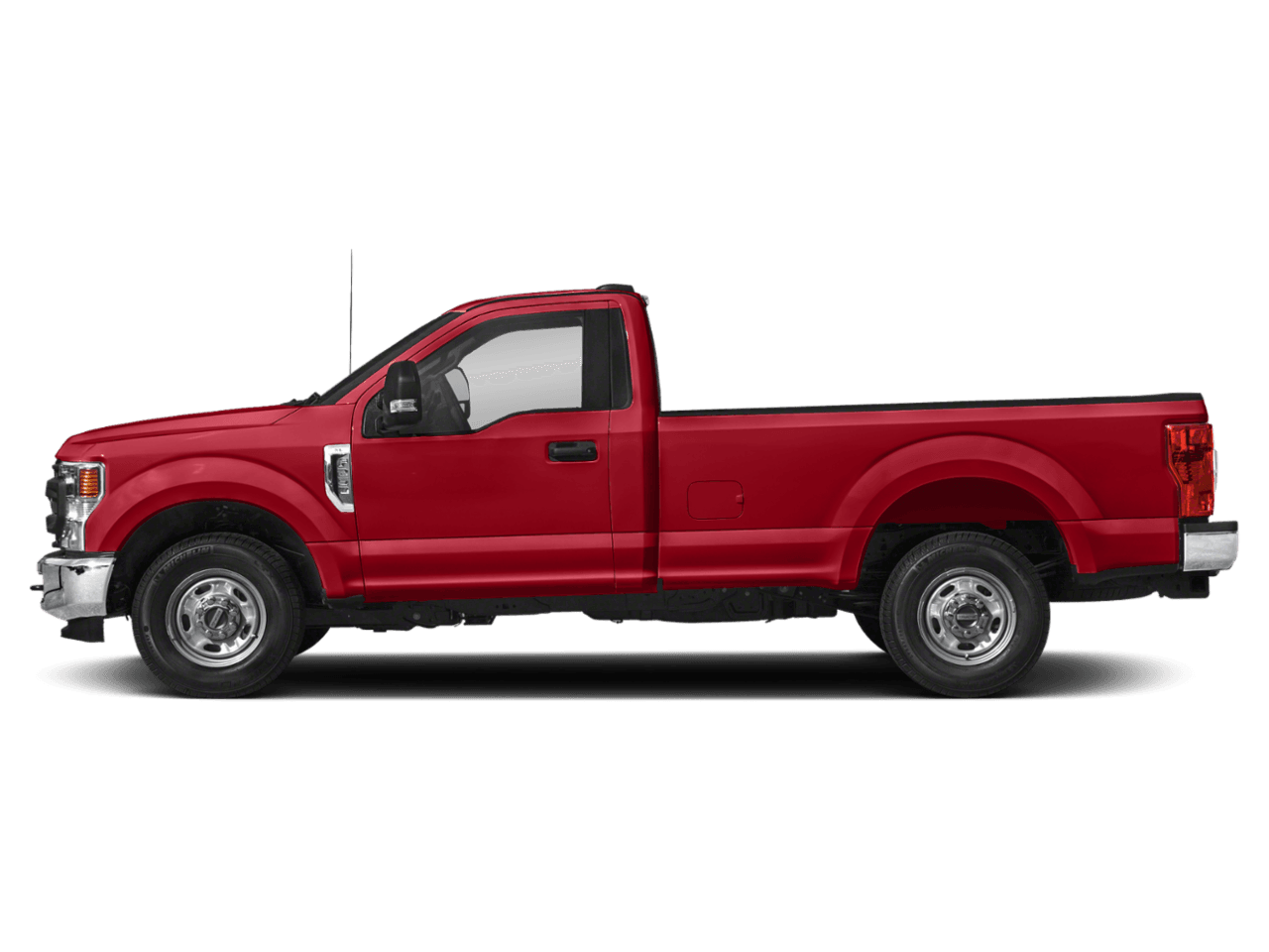 2021 Ford Super Duty F-250 SRW XL 4WD Reg Cab 8' Box - Profile, facing to the left