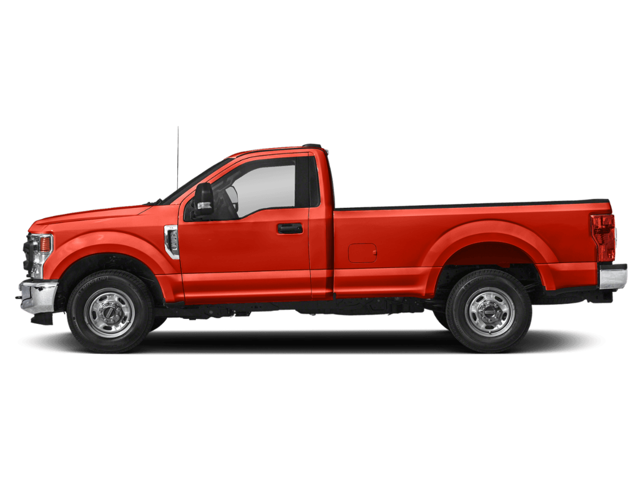 2021 Ford Super Duty F-250 SRW XL 4WD Reg Cab 8' Box - Profile, facing to the left